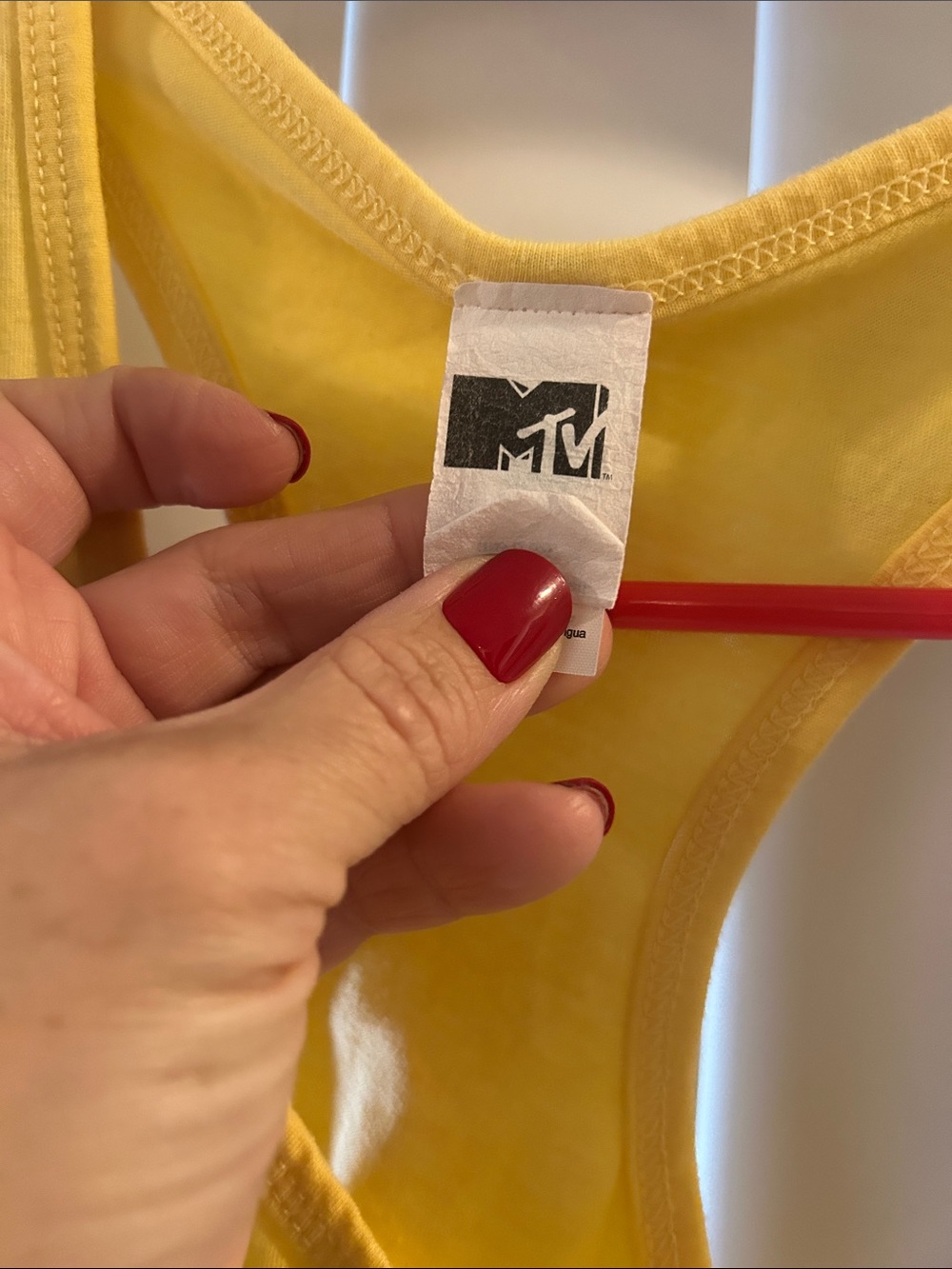 MTV Kids Yellow Logo Tank Top with Bold Retro Graphic - Picture 2 of 7
